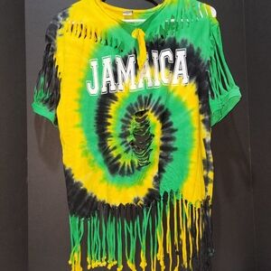 TBL Sport Authentic Brand Tye Dye Tee Shirt Size Women's Medium Short Sleeves